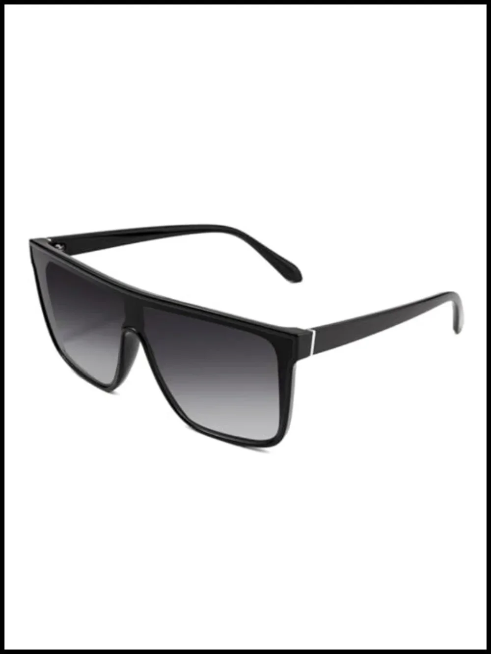 Luxury Square Sunglasses UV400 Protection Unisex Lightweight Flat Top Shades